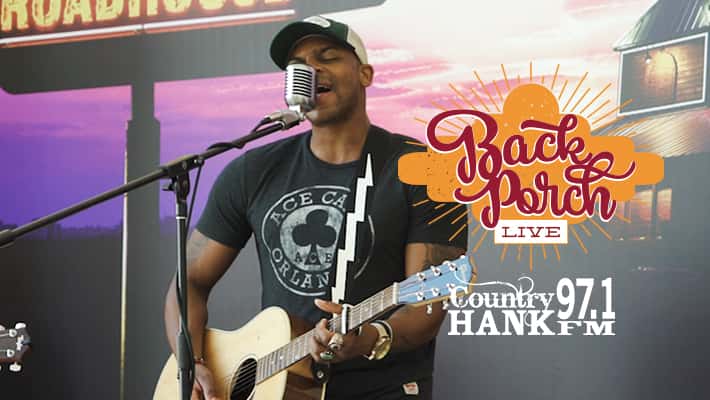 Jimmie Allen on the Texas Roadhouse Back Porch LIVE