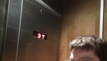 Casey on Elevator