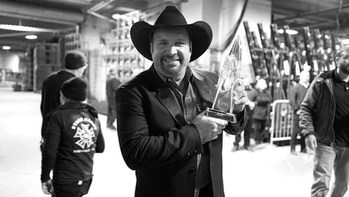 Garth Brooks backstage at the 53rd annual CMA Awards at the Bridgestone Arena on November 13, 2019 in Nashville, Tennessee