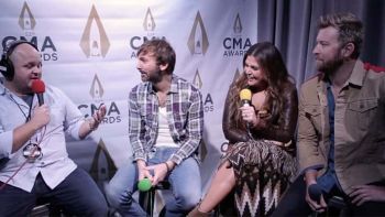 Lady Antebellum and Ryan Wild talk at the CMA awards