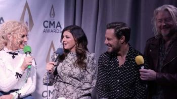 Little Big Town talks at the CMA Awards
