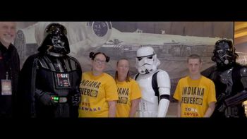Indiana Fever Star Wars Night with HANK FM winners & Dave O'Brien