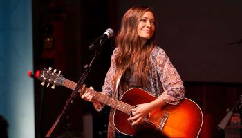Tae Dye of Maddie & Tae performs onstage at Spotify House during CMA Fest