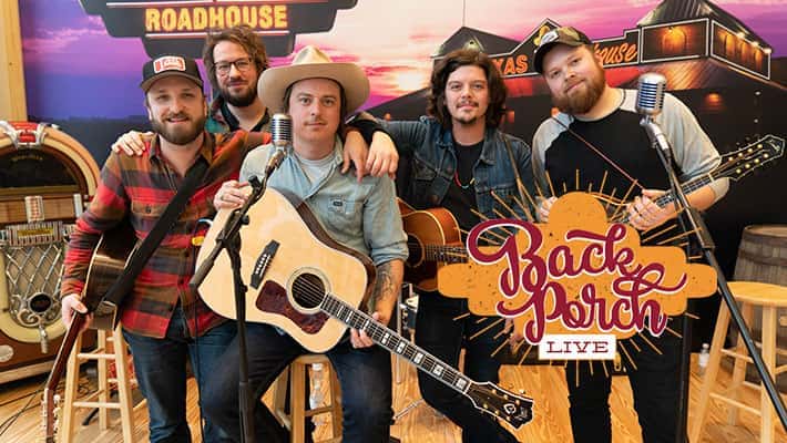 the wild feathers on texas roadhouse back porch live at hank fm in indiana