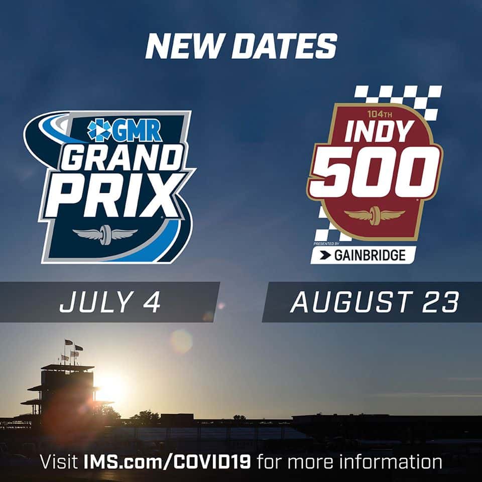 New Dates for Motor Speedway Tickets