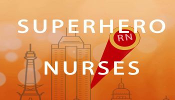Superhero Nurses over Indianapolis