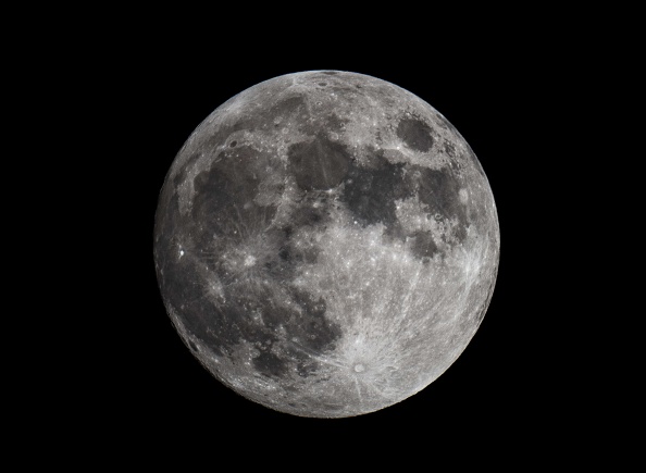 Full Moon in space