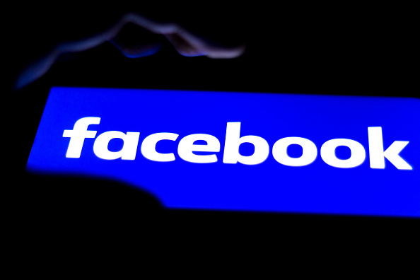 Facebook logo seen displayed