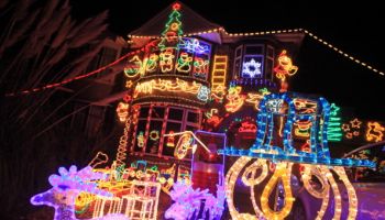 Suburbia Lights Up For Christmas