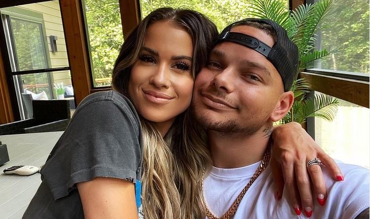 Kane and Katelyn Brown hugging