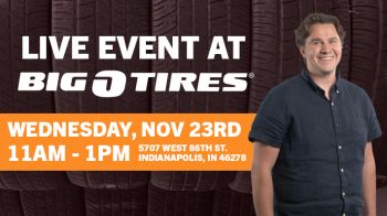 Join Cole from Annie & Cole live at Big O Tires