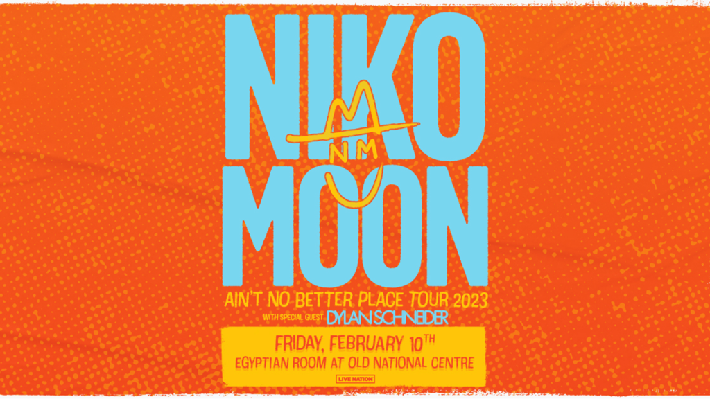 Niko Moon: Ain't No Better Place Tour,is coming to Indianapolis on Friday, February 10th at the Egyptian Room in the Old National Centre!