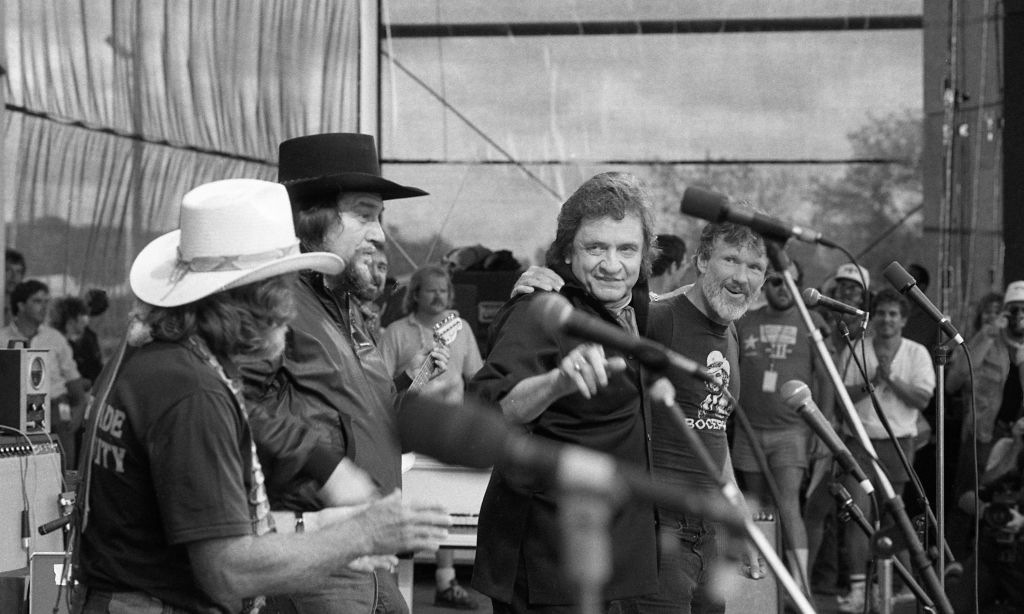 Willie Nelson, Waylon Jennings, Johnny Cash, And Kris Kristofferson