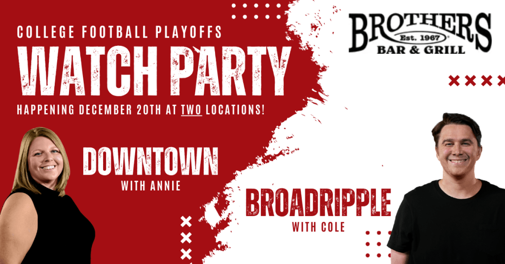 Annie & Cole's Football Watch Party at brothers in broad ripple