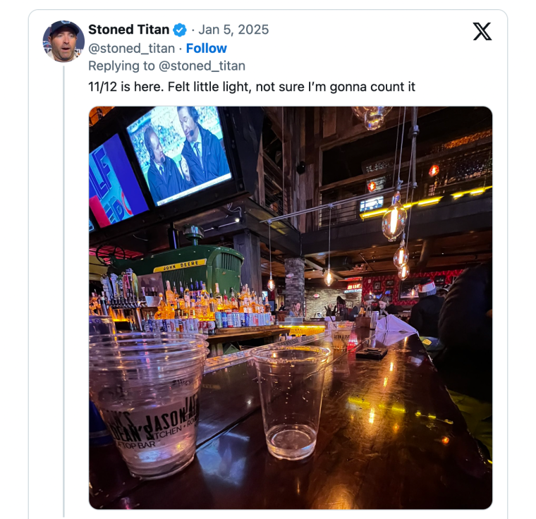 This shot felt light, not counting it!