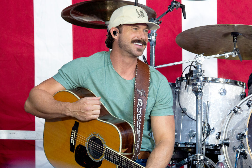 Riley Green Performs At Fox & Friends All-American Summer Concert Series