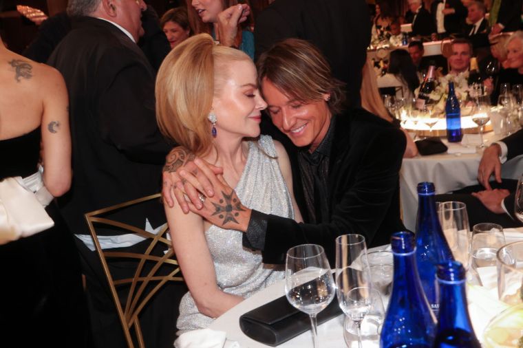 Nicole and Keith at 82nd Annual Golden Globes