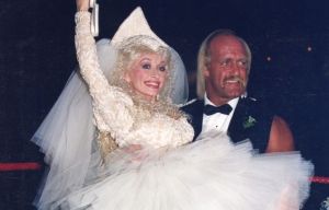 Dolly Parton And Hulk Hogan Having Fun