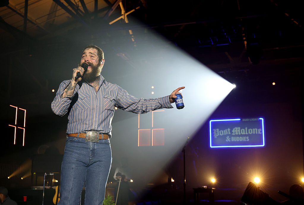 9x RIAA diamond-certified, GRAMMY® Award-nominated superstar Post Malone rocks out at the one-night only Bud Light Presents Post Malone & Buddies show to kick off Super Bowl LX weekend
