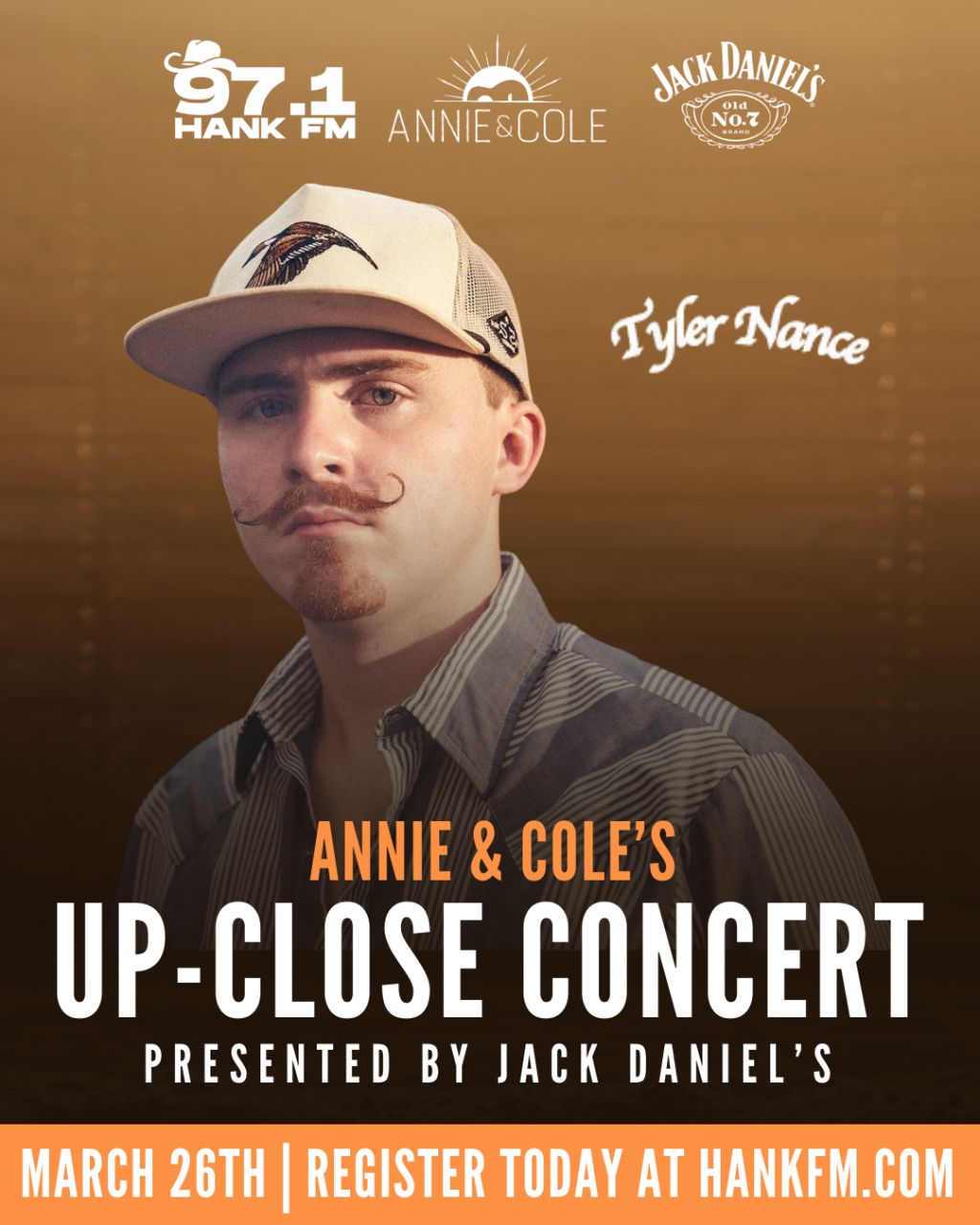 Register To Win | Annie & Cole Up Close Concert With Tyler Nance