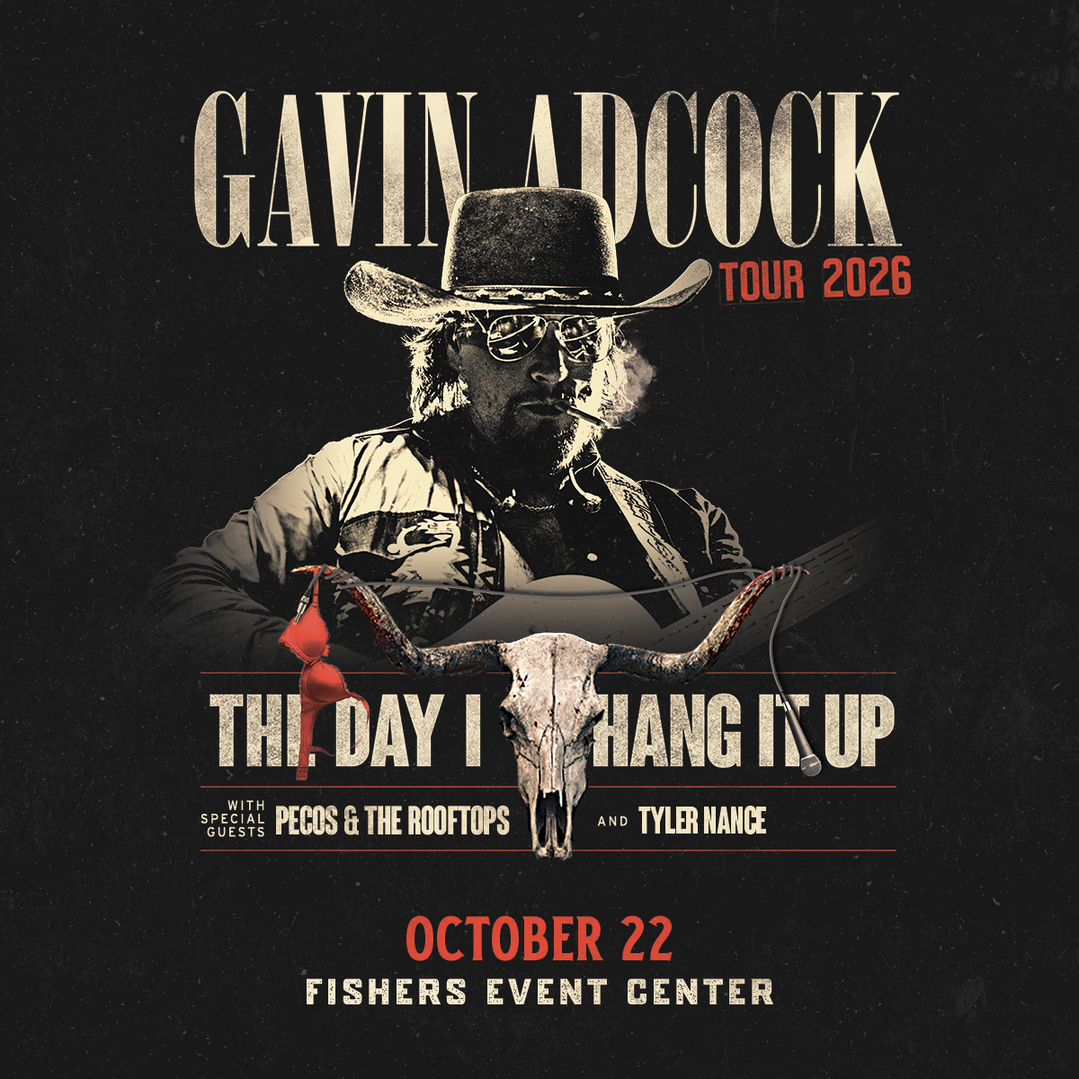 Gavib adcock fishers event center October 22nd howdy