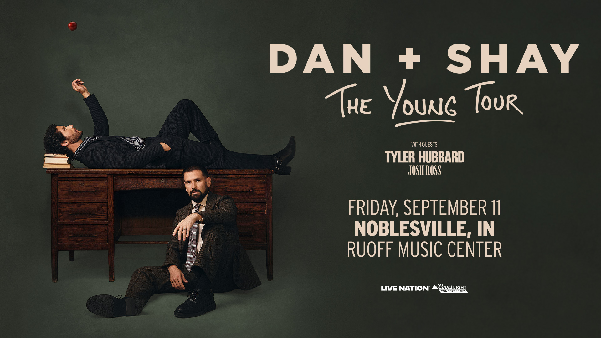 ConcertVision_1920x1080_Dan+Shay_2026_Regional_RuoffMusicCenter