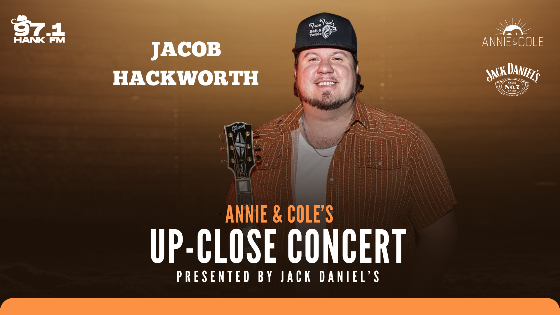 Jacob hackworth up close concert HankFM refister to win