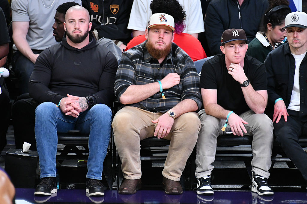 Celebrities At The Los Angeles Lakers Game
