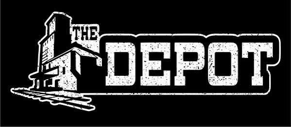 The Depot - black and white logo for a business or organization