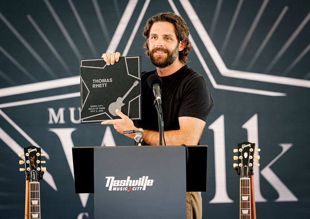 Thomas Rhett Music City Walk Of Fame Induction Ceremony